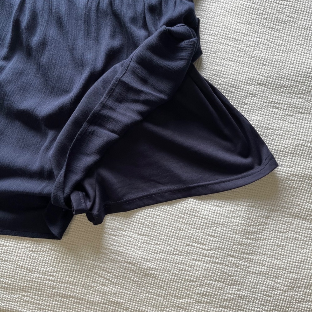 Alya Francesca’s Embroidered Navy Blue Romper/Medium - Picture 13 of 15